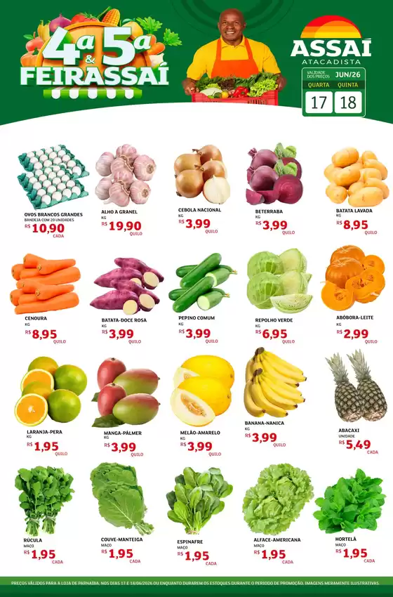 Catálogo Assaí Atacadista | Encarte Assaí Atacadista 48141-112 | 2026-06-17T00:00:00.000Z - 2026-06-18T00:00:00.000Z