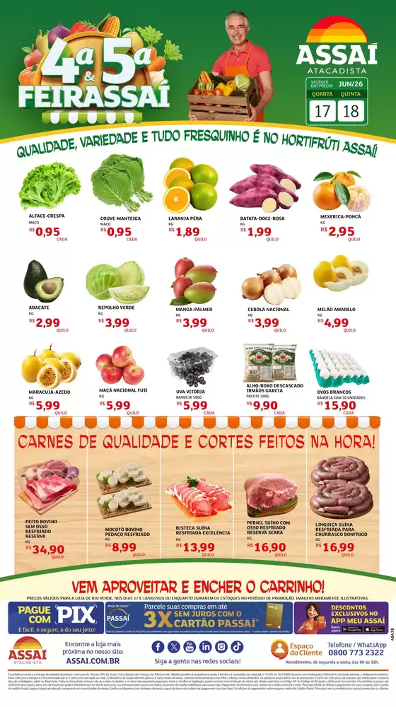 Catálogo Assaí Atacadista | Encarte Assaí Atacadista 48478-21 | 2026-06-17T00:00:00.000Z - 2026-06-18T00:00:00.000Z