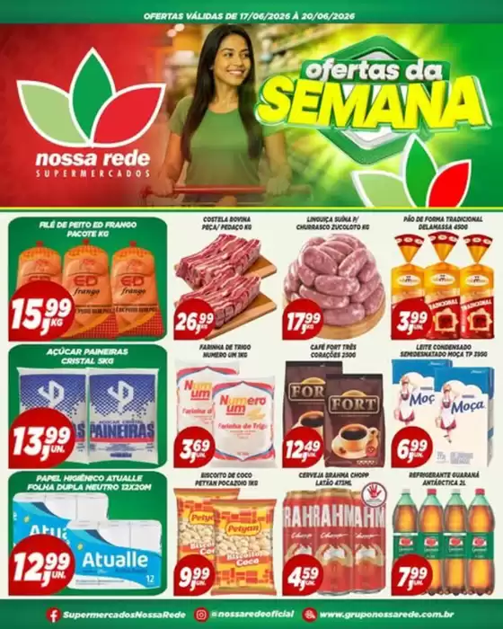 Catálogo Nossa Rede Supermercados | Ofertas Da Semana  | 2026-06-18T00:00:00.000Z - 2026-06-20T00:00:00.000Z