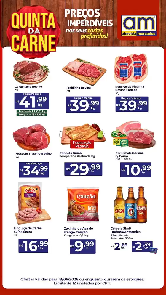 Catálogo Almeida Mercados | Quinta da Carne  | 2026-06-18T00:00:00.000Z - 2026-06-18T00:00:00.000Z