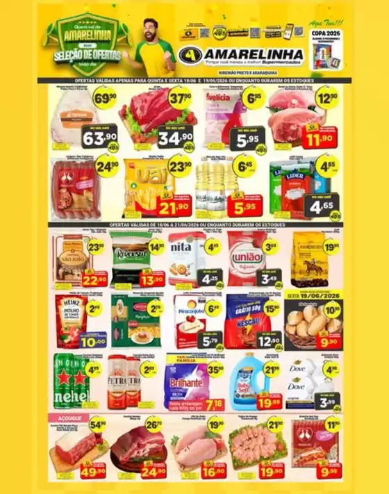 Catálogo Amarelinha Supermercados | Seleção Ofertas | 2026-06-18T00:00:00.000Z - 2026-06-21T00:00:00.000Z