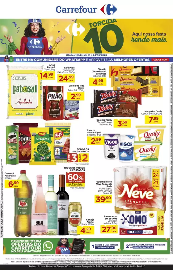 Catálogo Carrefour | Novas ofertas para descobrir | 2026-06-18T00:00:00.000Z - 2026-06-24T00:00:00.000Z