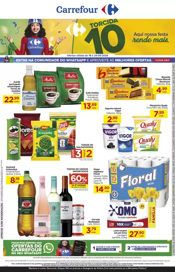 Catálogo Carrefour | Melhores ofertas e descontos | 2026-06-18T00:00:00.000Z - 2026-06-24T00:00:00.000Z