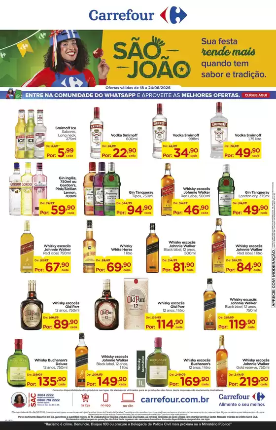 Catálogo Carrefour | LÂMINA SÃO JOÃO NORDESTE DIAGEO | 2026-06-18T00:00:00.000Z - 2026-06-24T00:00:00.000Z