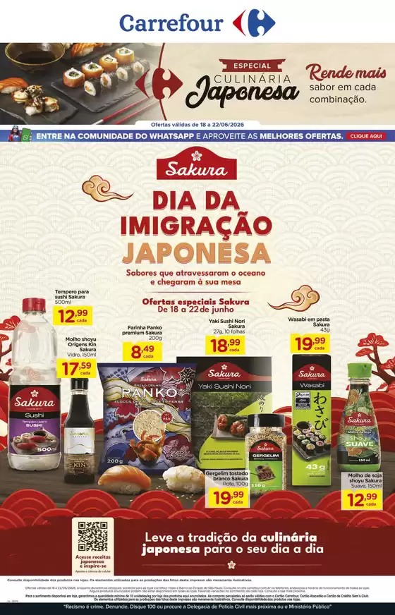 Catálogo Carrefour | LÂMINA FESTIVAL IMIGRACAO JAPONESA | 2026-06-18T00:00:00.000Z - 2026-06-22T00:00:00.000Z