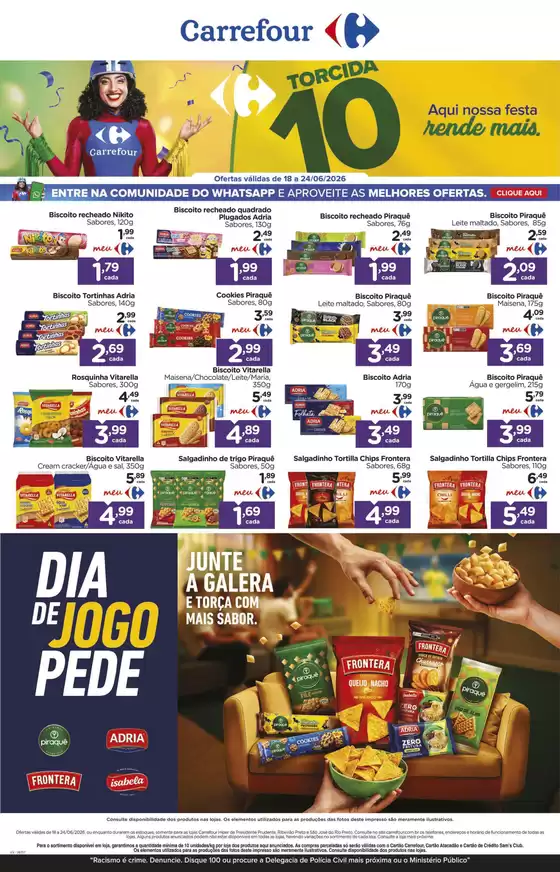 Catálogo Carrefour em Serrana | Descontos e promoções | 2026-06-18T00:00:00.000Z - 2026-06-24T00:00:00.000Z