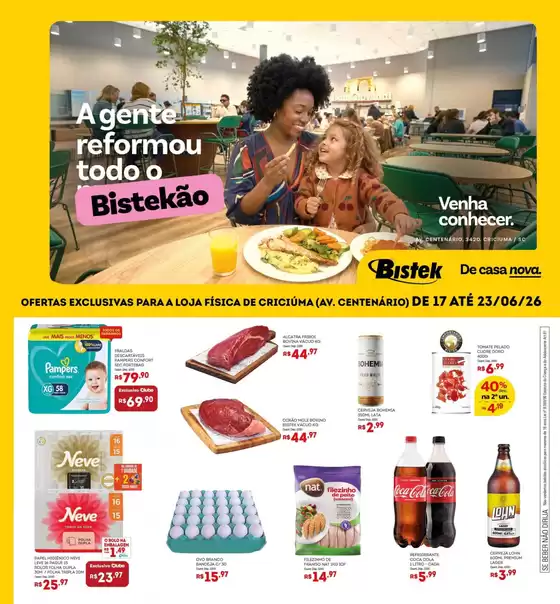Catálogo Bistek Supermercados | Descontos e promoções | 2026-06-17T00:00:00.000Z - 2026-06-23T00:00:00.000Z