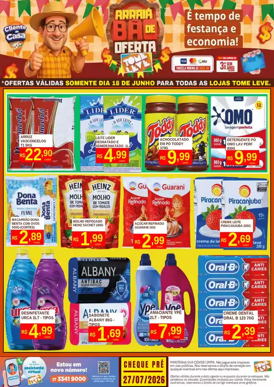 Catálogo Tome Leve | Promoções especiais em andamento | 2026-06-18T00:00:00.000Z - 2026-06-18T00:00:00.000Z