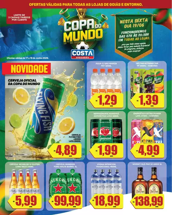 Catálogo Costa Atacadão | Promoções especiais em andamento | 2026-06-17T00:00:00.000Z - 2026-06-19T00:00:00.000Z