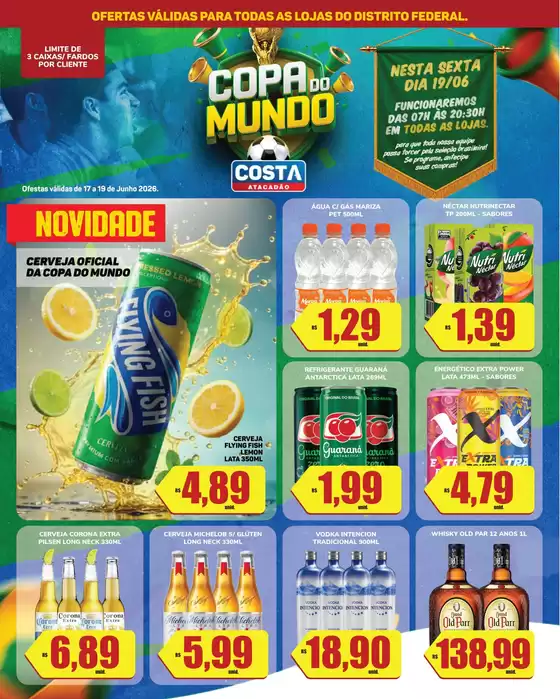 Catálogo Costa Atacadão | Melhores ofertas para todos os caçadores de pechinchas | 2026-06-17T00:00:00.000Z - 2026-06-19T00:00:00.000Z
