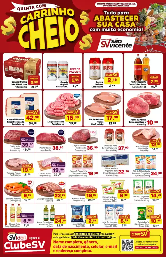 Catálogo Supermercados São Vicente | Promoções especiais em andamento | 2026-06-18T00:00:00.000Z - 2026-06-18T00:00:00.000Z