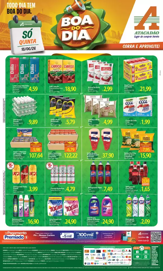 Catálogo Atacadão em Parobé | Atacadão - Boa do Dia | 2026-06-18T00:00:00.000Z - 2026-06-18T00:00:00.000Z