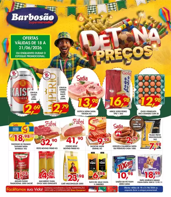 Catálogo Barbosão Extra Supermercados em Iracemápolis | Ofertas Barbosão Extra Supermercados | 2026-06-18T00:00:00.000Z - 2026-06-21T00:00:00.000Z