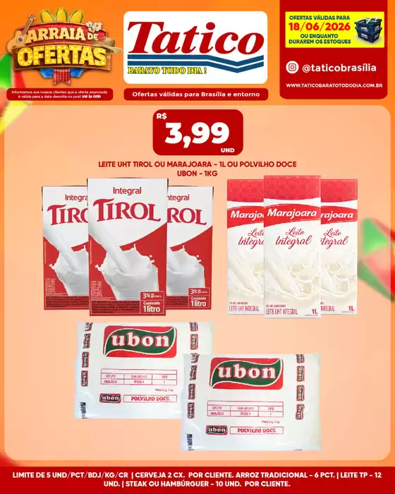 Catálogo Tatico | Melhores ofertas para compradores econômicos | 2026-06-18T00:00:00.000Z - 2026-06-18T00:00:00.000Z