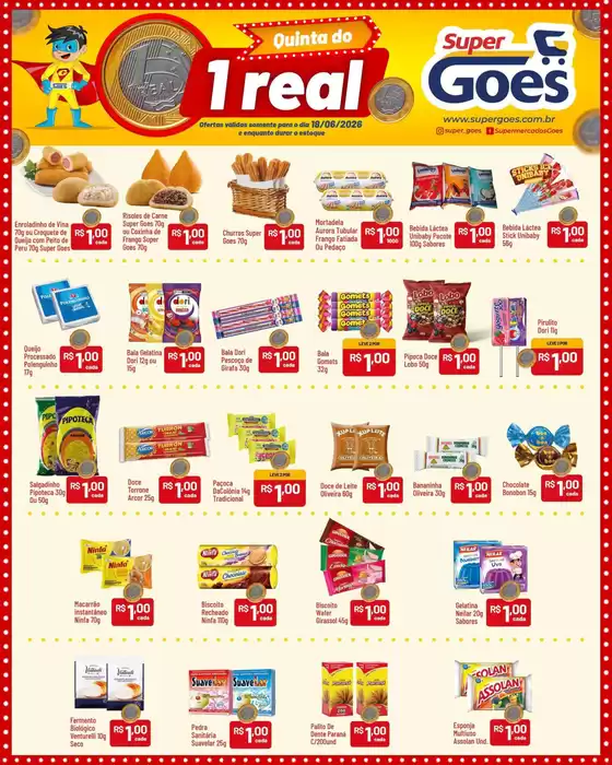 Catálogo Supermercados Goes | Melhores ofertas para compradores econômicos | 2026-06-18T00:00:00.000Z - 2026-06-18T00:00:00.000Z
