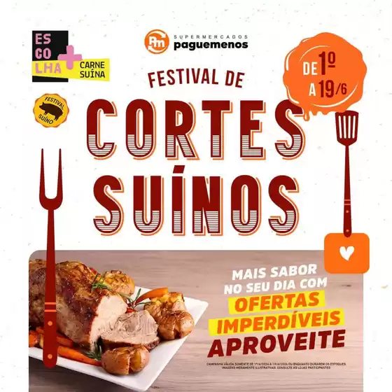Catálogo Supermercados Pague Menos | Grandes descontos em produtos selecionados | 2026-06-01T00:00:00.000Z - 2026-06-19T00:00:00.000Z