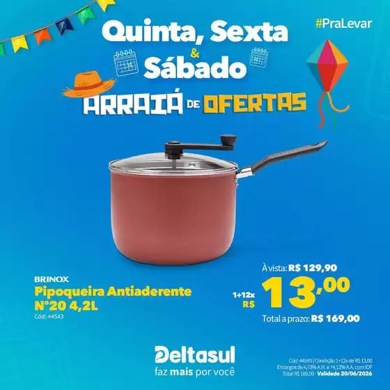 Catálogo Deltasul em Nova Hartz | Encarte Deltasul | 2026-06-18T00:00:00.000Z - 2026-06-20T00:00:00.000Z