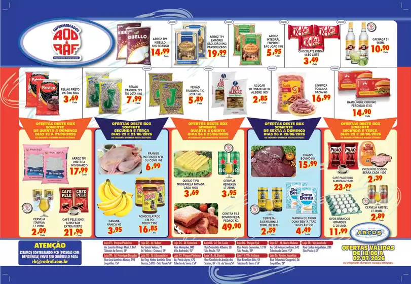 Catálogo Supermercados Rod e Raf | Junho 1 | 2026-06-18T00:00:00.000Z - 2026-07-06T00:00:00.000Z