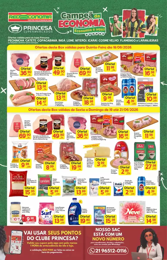 Catálogo Princesa Supermercados | Campeã da Economia G1 - 18 a 21/06 | 2026-06-18T00:00:00.000Z - 2026-06-22T00:00:00.000Z