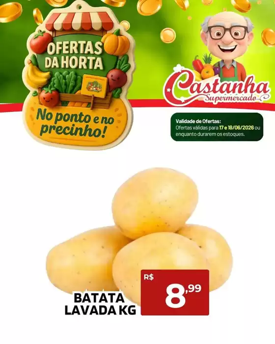 Catálogo Supermercado Castanha | Encarte Supermercado Castanha | 2026-06-17T00:00:00.000Z - 2026-06-18T00:00:00.000Z
