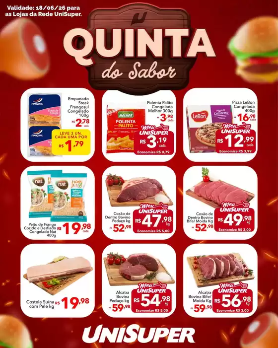 Catálogo UniSuper | Grandes descontos em produtos selecionados | 2026-06-18T00:00:00.000Z - 2026-06-18T00:00:00.000Z