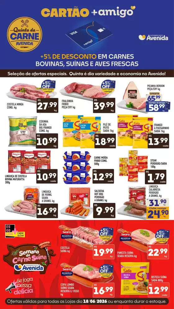 Catálogo Supermercados Avenida | Melhores ofertas para todos os caçadores de pechinchas | 2026-06-18T00:00:00.000Z - 2026-06-18T00:00:00.000Z