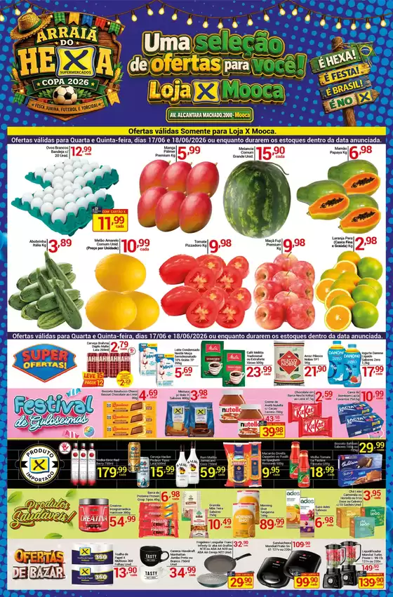 Catálogo X Supermercados | Descubra ofertas atraentes | 2026-06-17T00:00:00.000Z - 2026-06-18T00:00:00.000Z