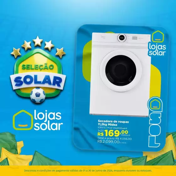 Catálogo Lojas Solar em Macaé | Melhores ofertas para todos os caçadores de pechinchas | 2026-06-01T00:00:00.000Z - 2026-06-30T00:00:00.000Z