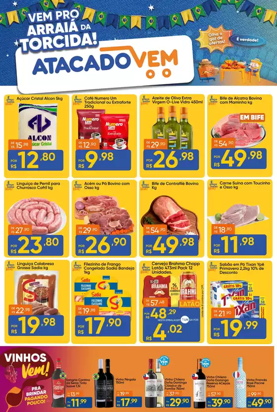 Catálogo ATACADO VEM | Encarte Atacado Vem | 2026-06-18T00:00:00.000Z - 2026-06-24T00:00:00.000Z
