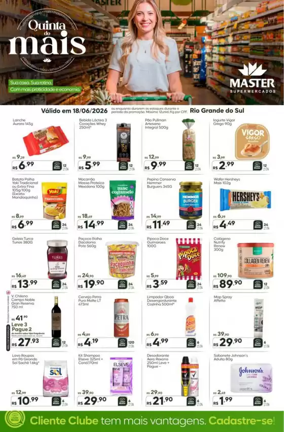 Catálogo Master Supermercados | Quinta do mais RS | 2026-06-18T00:00:00.000Z - 2026-06-18T00:00:00.000Z