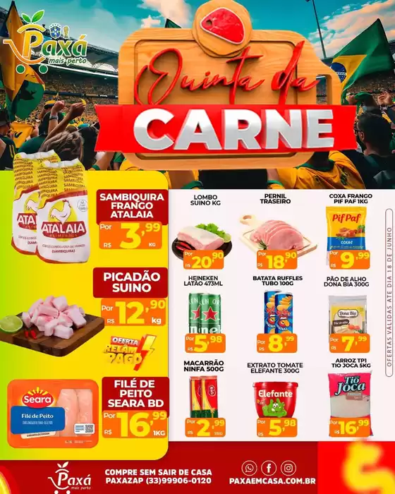 Catálogo Paxá Supermercados | Quinta da Carne | 2026-06-18T00:00:00.000Z - 2026-06-18T00:00:00.000Z
