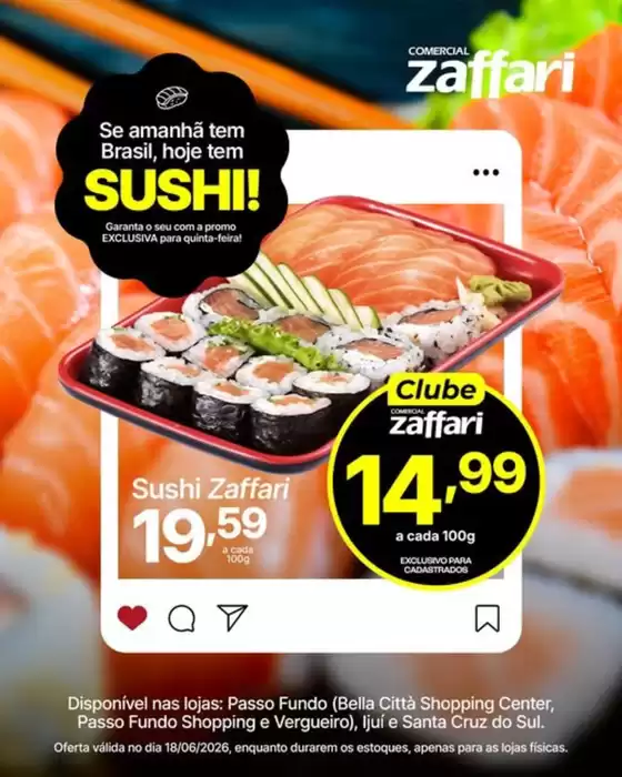 Catálogo Comercial Zaffari | Ofertas | 2026-06-18T00:00:00.000Z - 2026-06-18T00:00:00.000Z