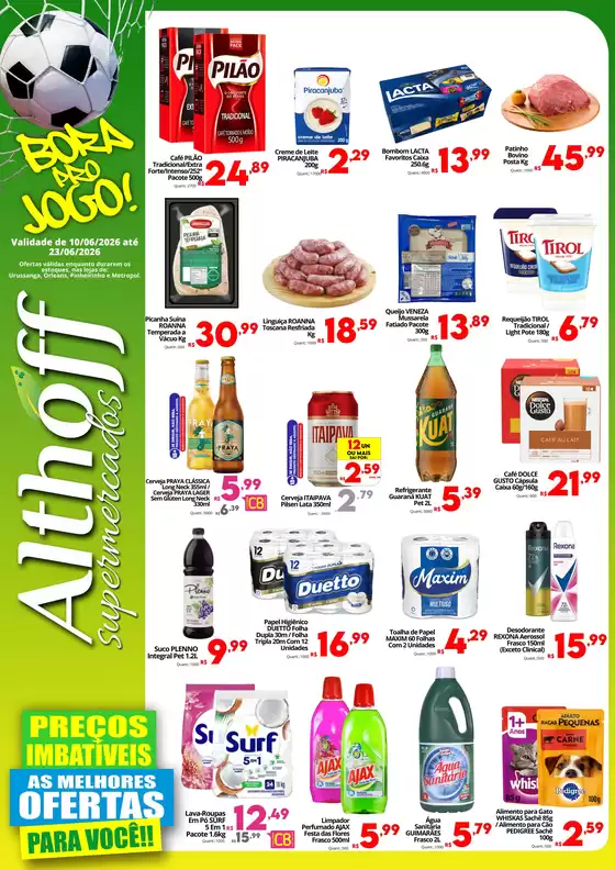 Catálogo Althoff Supermercados | Bora Pro Jogo | 2026-06-18T00:00:00.000Z - 2026-06-23T00:00:00.000Z