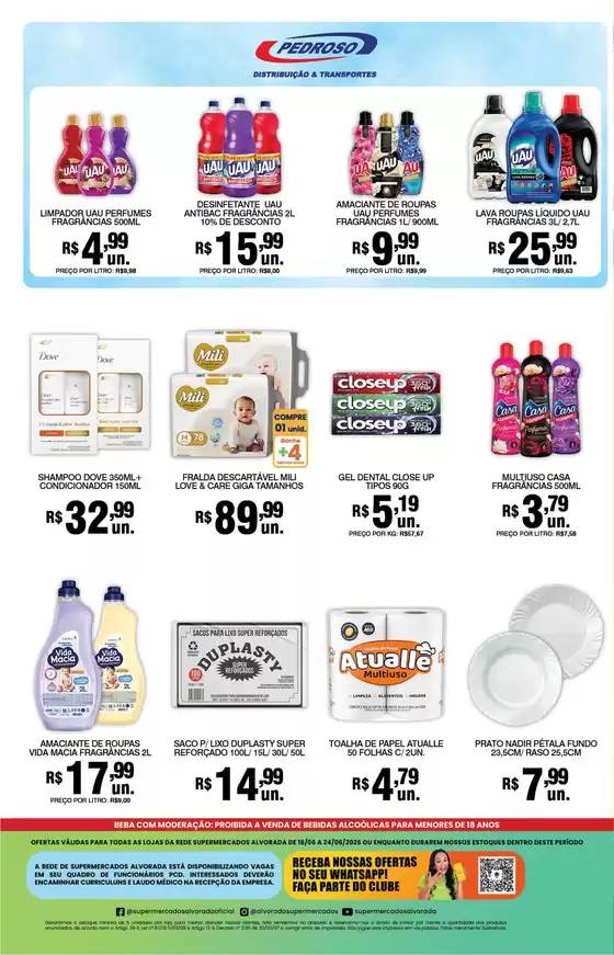 Catálogo Supermercados Alvorada | Ofertas exclusivas e pechinchas | 2026-06-18T00:00:00.000Z - 2026-06-24T00:00:00.000Z
