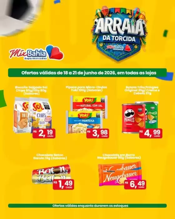 Catálogo Mix Bahia | Arraiá da Torcida | 2026-06-19T00:00:00.000Z - 2026-06-21T00:00:00.000Z