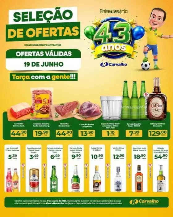 Catálogo R Carvalho Supermercado | Seleção Ofertas | 2026-06-19T00:00:00.000Z - 2026-06-19T00:00:00.000Z
