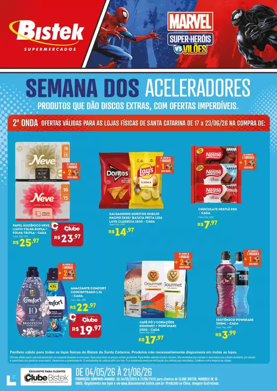 Catálogo Bistek Supermercados | Ótima oferta para todos os clientes | 2026-06-17T00:00:00.000Z - 2026-06-23T00:00:00.000Z