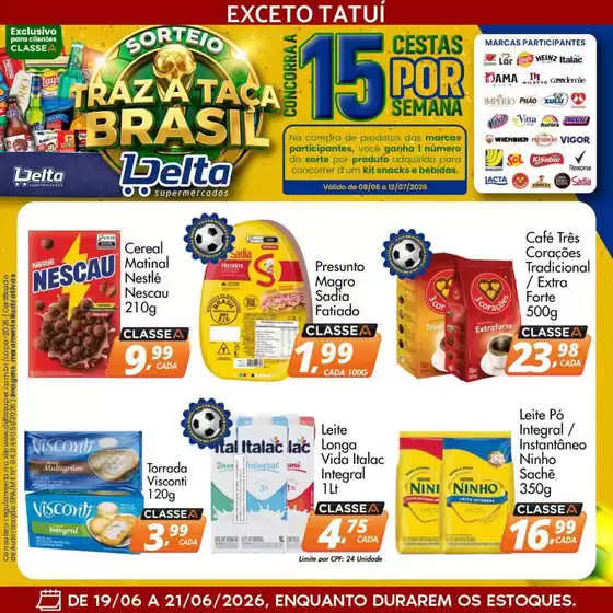 Catálogo Delta Supermercados | Melhores ofertas e descontos | 2026-06-08T00:00:00.000Z - 2026-07-12T00:00:00.000Z