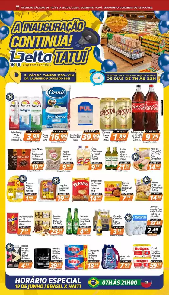Catálogo Delta Supermercados | Ofertas exclusivas e pechinchas | 2026-06-19T00:00:00.000Z - 2026-06-21T00:00:00.000Z