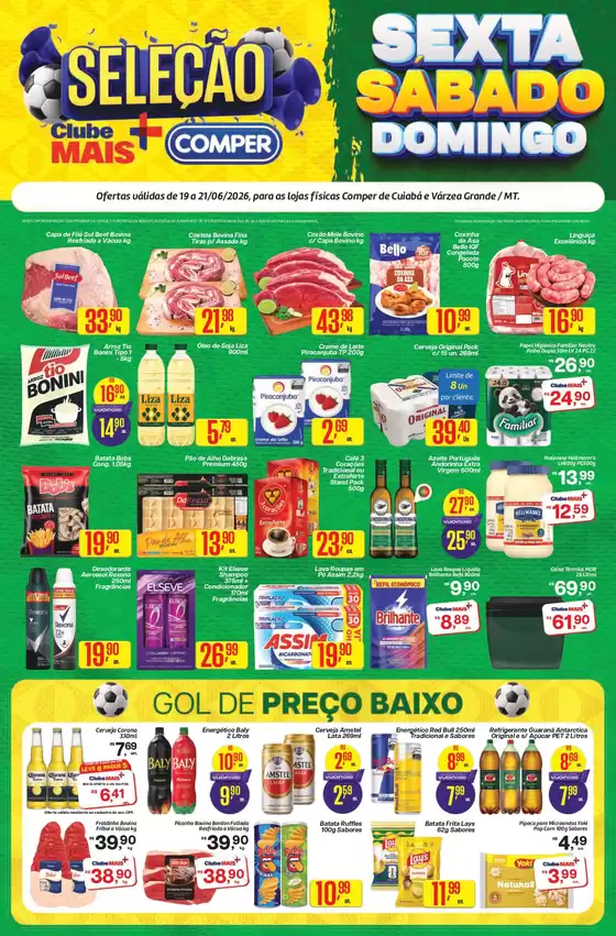 Catálogo Comper | Fim de Semana de Ofertas | 2026-06-19T00:00:00.000Z - 2026-06-21T00:00:00.000Z