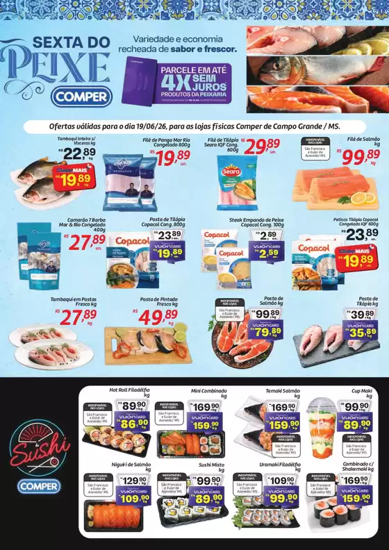 Catálogo Comper | Sexta do Peixe | 2026-06-19T00:00:00.000Z - 2026-06-19T00:00:00.000Z