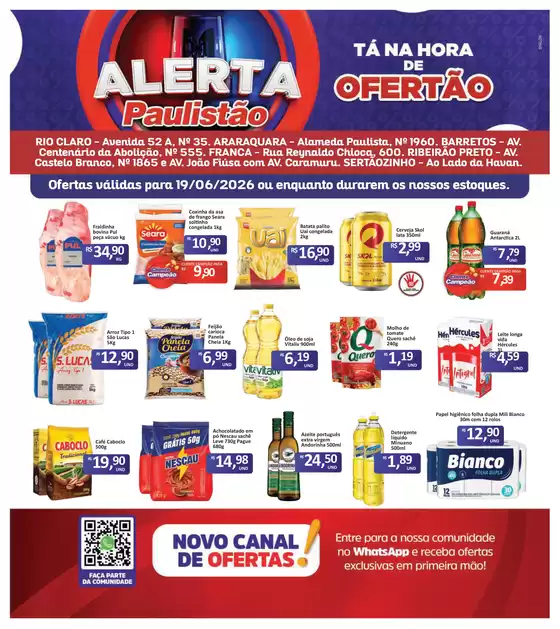 Catálogo Paulistão Atacadista | Grandes descontos em produtos selecionados | 2026-06-19T00:00:00.000Z - 2026-06-19T00:00:00.000Z