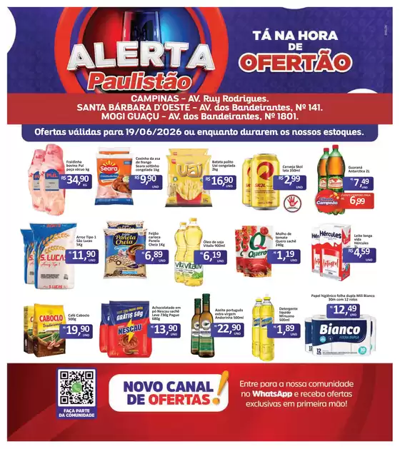 Catálogo Paulistão Atacadista | Nossas melhores pechinchas | 2026-06-19T00:00:00.000Z - 2026-06-19T00:00:00.000Z