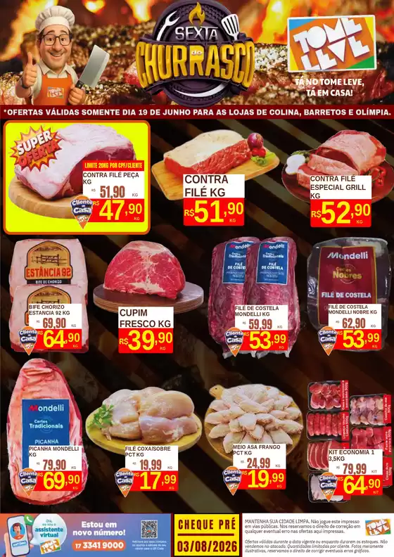 Catálogo Tome Leve | Ofertas exclusivas e pechinchas | 2026-06-19T00:00:00.000Z - 2026-06-19T00:00:00.000Z