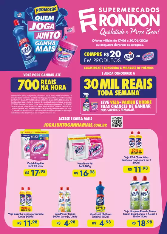 Catálogo Supermercados Rondon | Descontos e promoções | 2026-06-17T00:00:00.000Z - 2026-06-30T00:00:00.000Z