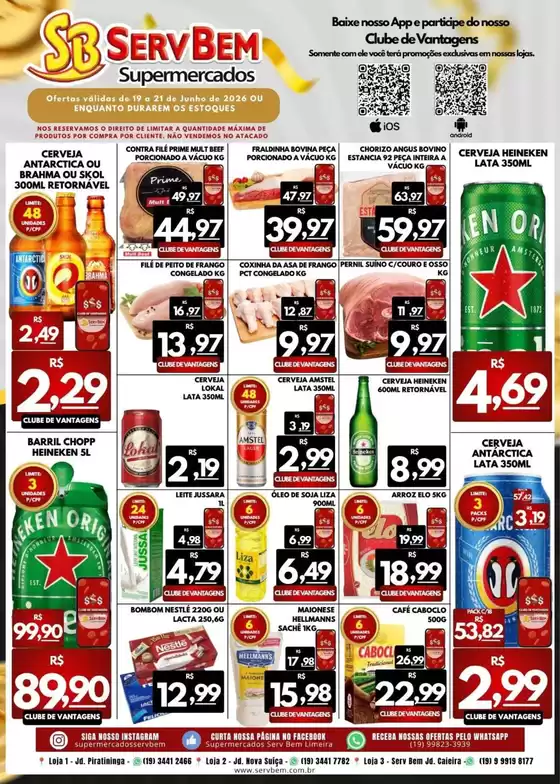 Catálogo ServBem | Ótima oferta para todos os clientes | 2026-06-19T00:00:00.000Z - 2026-06-21T00:00:00.000Z
