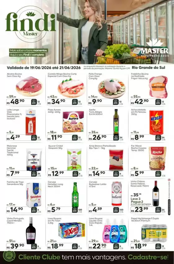 Catálogo Master Supermercados | Final de semana RS | 2026-06-19T00:00:00.000Z - 2026-06-21T00:00:00.000Z