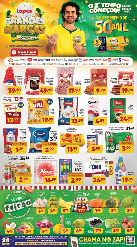 Catálogo Lopes Supermercados | GRANDES MARCAS - TORCIDA CAMPEÃ LOPES - | 2026-06-19T00:00:00.000Z - 2026-06-21T00:00:00.000Z