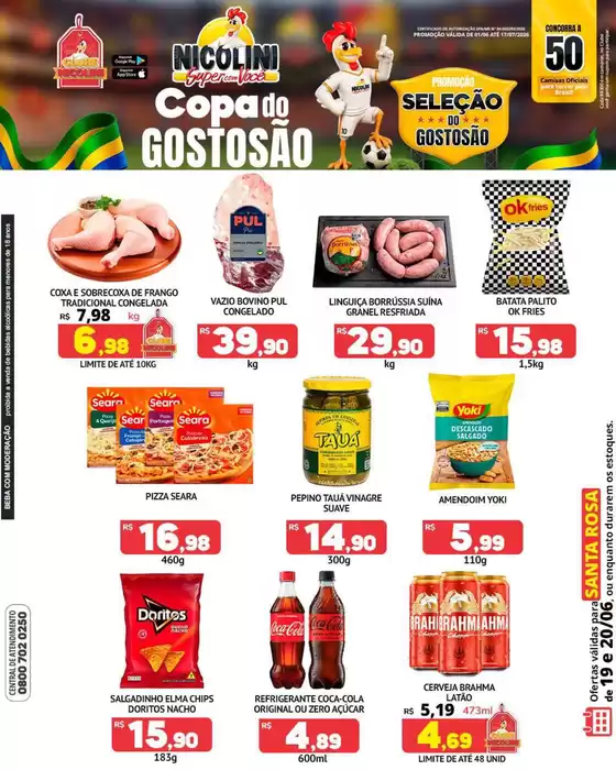 Catálogo Super Nicolini | Melhores ofertas e descontos | 2026-06-01T00:00:00.000Z - 2026-07-17T00:00:00.000Z
