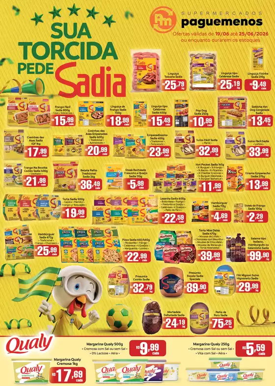 Catálogo Supermercados Pague Menos em Flores da Cunha | Sadia 1 | 2026-06-19T00:00:00.000Z - 2026-06-25T00:00:00.000Z
